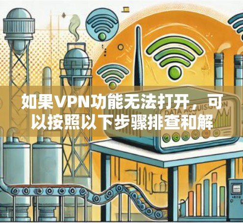 如果VPN功能无法打开，可以按照以下步骤排查和解决